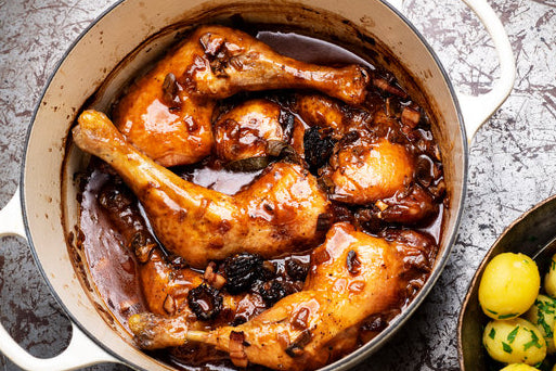 Honey Garlic Braised Chicken Legs