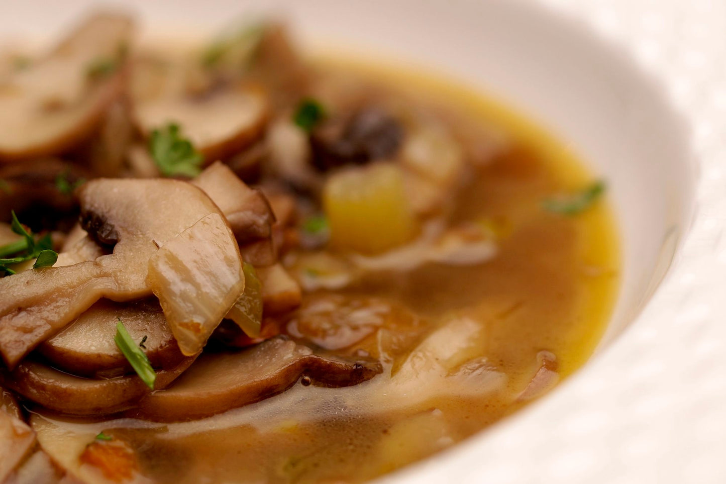 Exotic Mushroom Soup