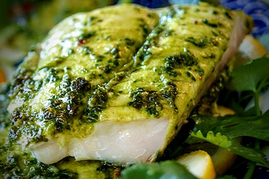 Chimichurri Sea Bass