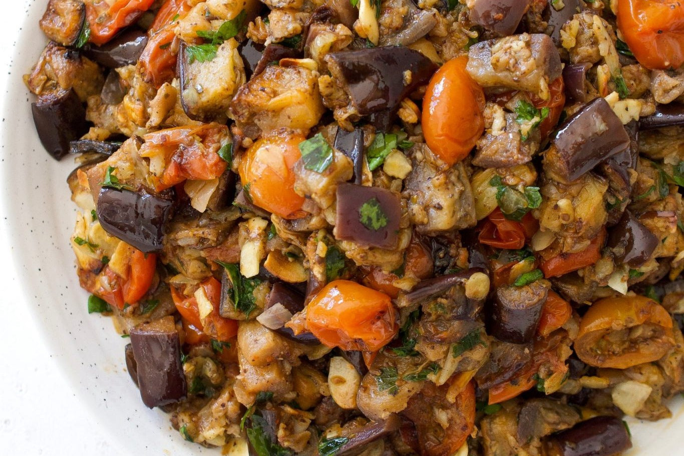 Spanish Eggplant Salad