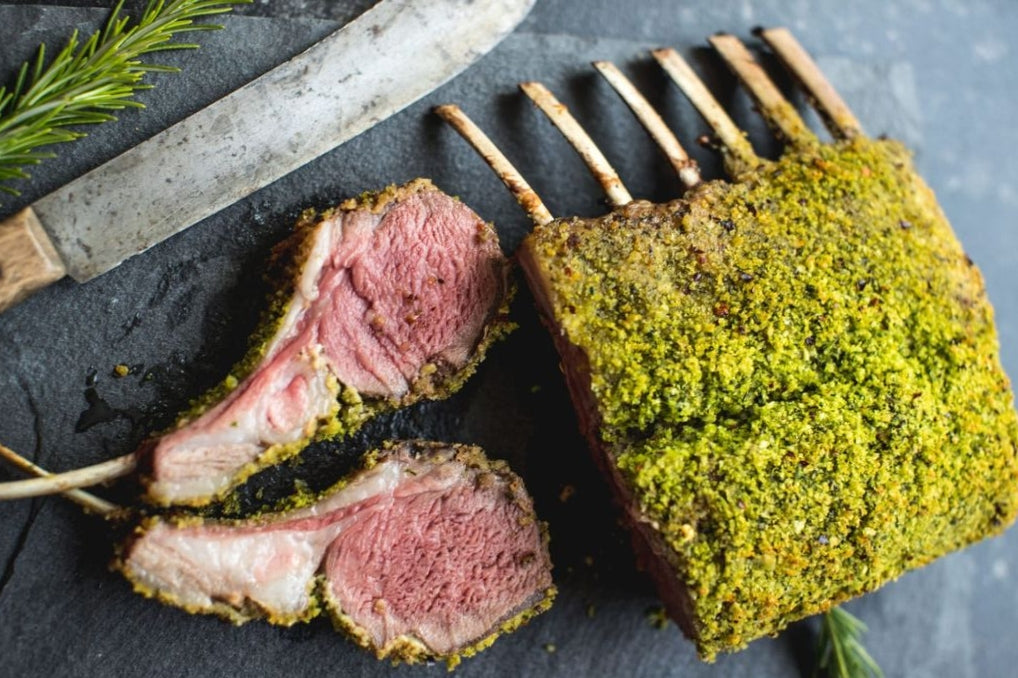 Herb Crusted Rack of Lamb (8 Chops)